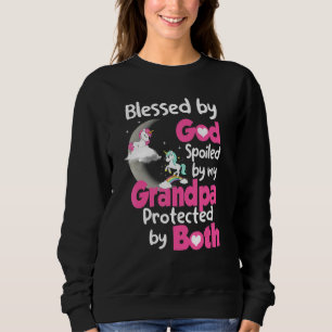 Gesegnet von Gott verwöhnt von meinem Opa Matching Sweatshirt
