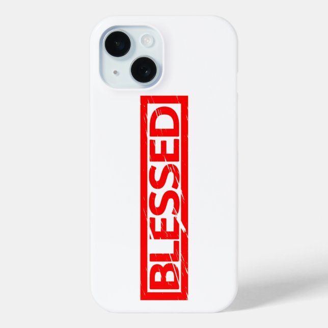 Gesegnete Briefmarke Case-Mate iPhone Hülle (Rückseite)