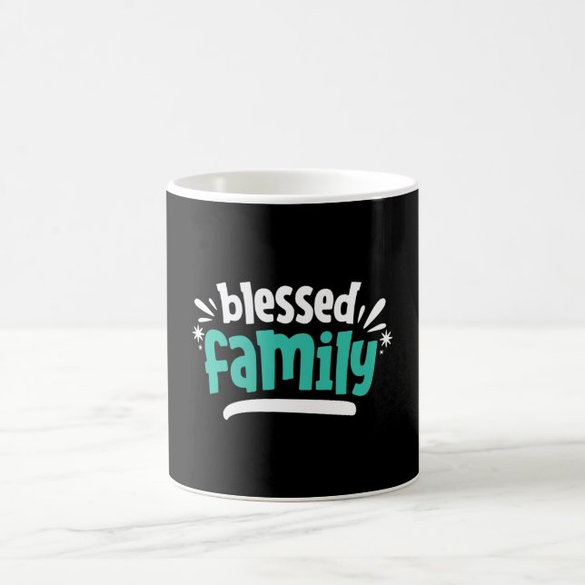 Gesegnete Familie Kaffeetasse (Mittel)