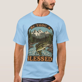 Gesegnete Fischeszene T-Shirt