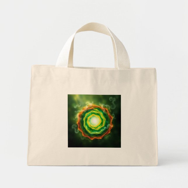 Gesegnete Flüstertasche Mini Stoffbeutel (Vorne)