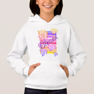 Gesegnete Girls White Hoodie