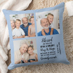 Gesegnete Großeltern Gedicht Moderne Custom 3 Foto Kissen<br><div class="desc">Feiern Sie Ihre Großeltern mit einem individuellen Kissen aus Foto. Dieses einzigartige Kissen von Großeltern ist das perfekte Geschenk, ob Geburtstag, Großeltern oder Weihnachten. Wir hoffen, dass Ihr spezielles Keepake Foto Kissen für viele Jahre zu einem wertvollen Sake werden wird. . Zitat " Selig sind diejenigen, die Spoil & Snuggle,...</div>