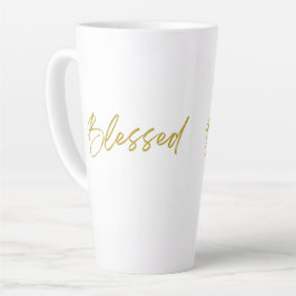 Gesegnete hohe Latte-Tasse Milchtasse
