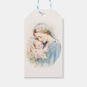 Gesegnete Jungfrau Maria Jesus Bloral Religious Geschenkanhänger