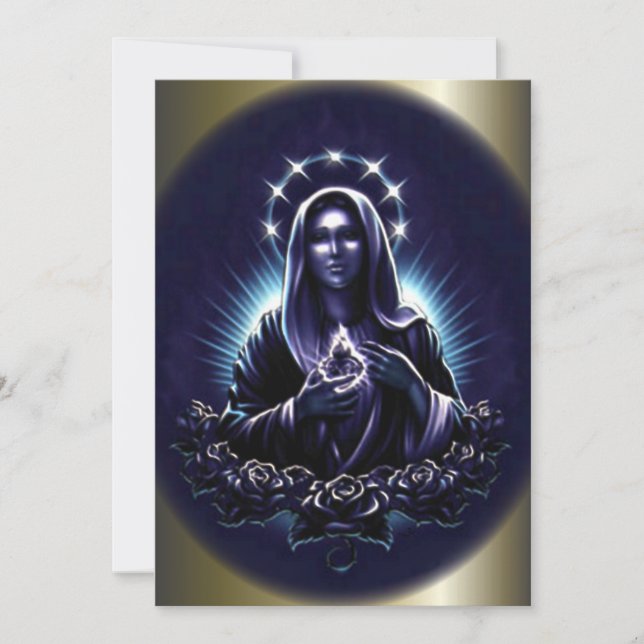 Gesegnete Jungfrau Maria und Lila Rose (Vorderseite)