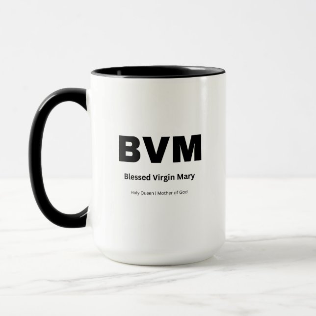 Gesegnete Jungfrau Mary (BVM) Tasse (Links)