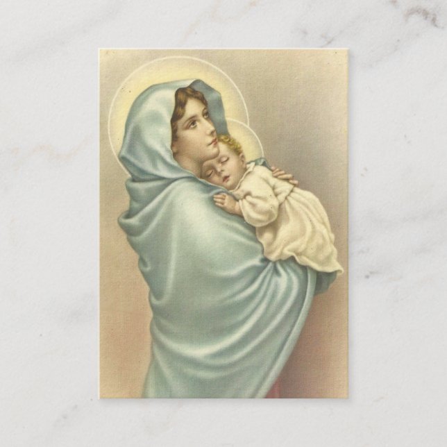 Gesegnete Jungfrau-Mary Eilnovena-Gebets-Karte Visitenkarte (Vorderseite)