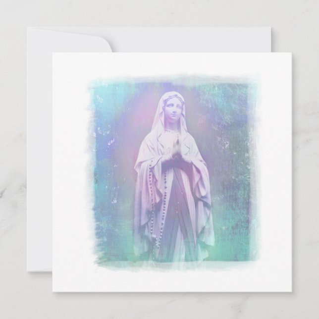 Gesegnete Jungfrau-Mary-Einladung Einladung (Vorderseite)
