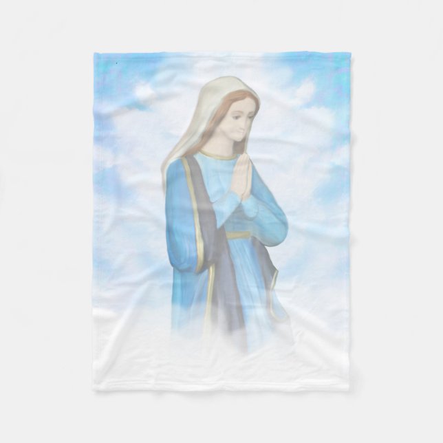 Gesegnete Jungfrau-Mary-Fleece-Decke Fleecedecke (Vorderseite)