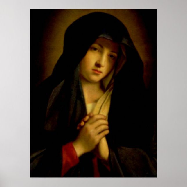 Gesegnete Jungfrau Mary - Gottesmutter Poster (Vorne)