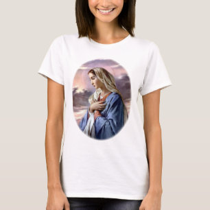 Gesegnete Jungfrau Mary in der Sorge T-Shirt