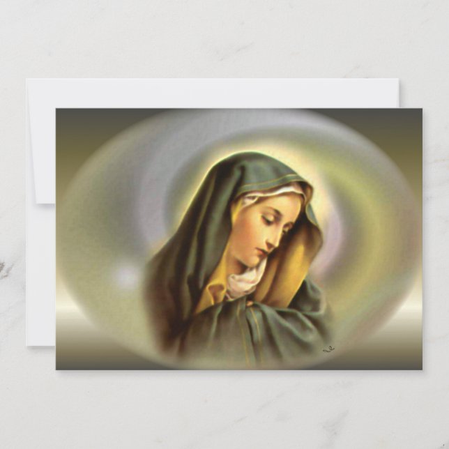 Gesegnete Jungfrau Mary in Magnificory Glory (Vorderseite)