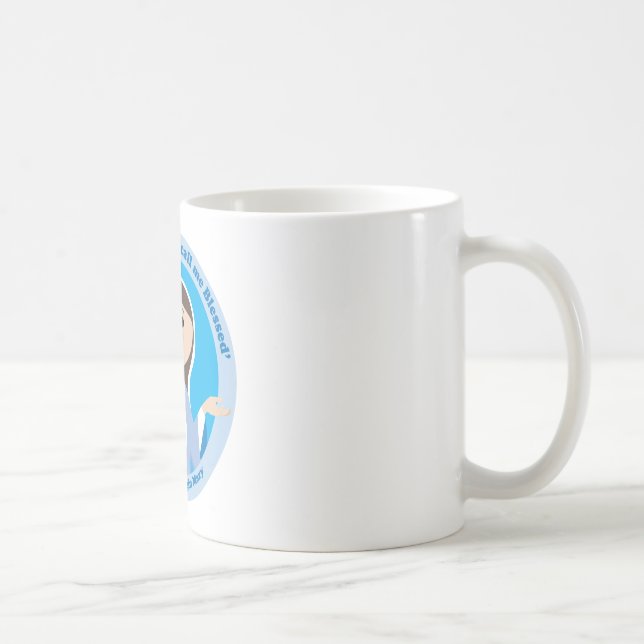 Gesegnete Jungfrau Mary Kaffeetasse (Rechts)