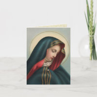 Gesegnete Jungfrau Mary Katholic Sympathic Card
