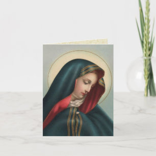 Gesegnete Jungfrau Mary Katholic Sympathic Card Karte