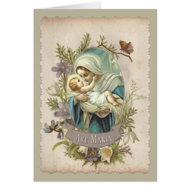 Gesegnete Jungfrau Mary mit dem Baby Jesus (Vorne)