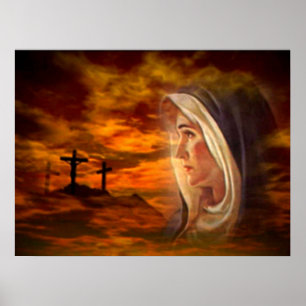 Gesegnete Jungfrau Mary - Mutter des Gottes Poster