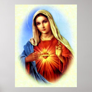 Gesegnete Jungfrau Mary - Mutter des Gottes Poster