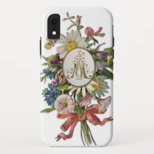 Gesegnete Jungfrau Mary Religiöse Vintage Flora Case-Mate iPhone Hülle