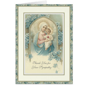 Gesegnete Jungfrau Mary Religious Beerdigung Beile