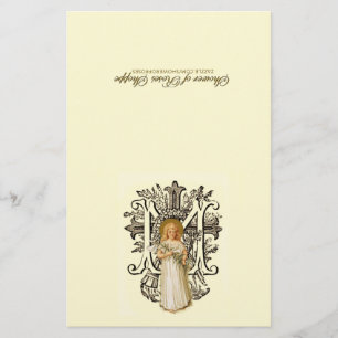 Gesegnete Jungfrau Mary Religious Katholic Floral