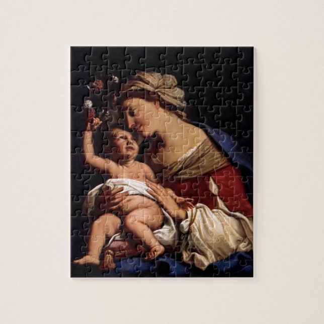Gesegnete Jungfrau Mary und Säuglings-Kind Jesus - (Vertikal)