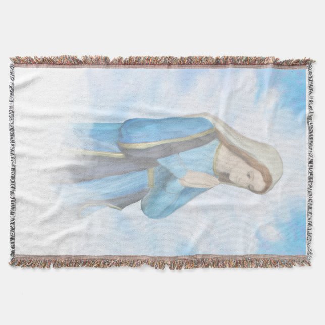 Gesegnete Jungfrau-Marythrow-Decke Decke (Vorderseite)