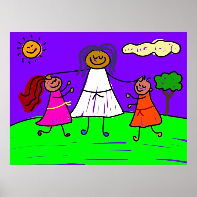 Gesegnete Kinder Poster (Vorne)