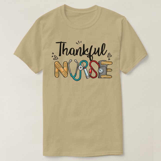 Gesegnete KrankenschwesterKrankenschwester Herbst  T-Shirt (Design vorne)