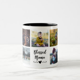 Gesegnete Mama Custom Foto Tasse
