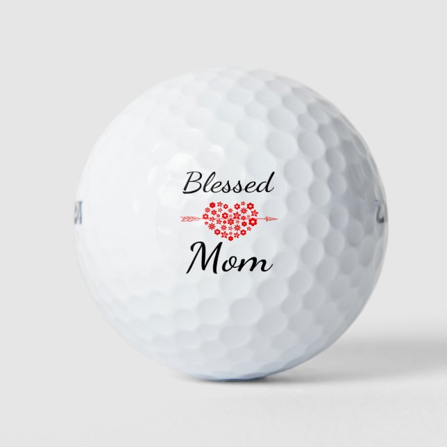 Gesegnete Mama Golfball (Vorderseite)