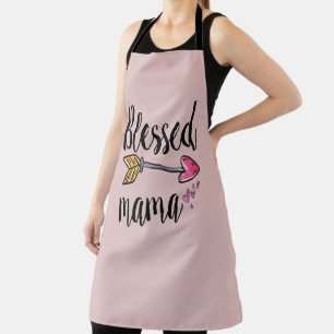 Gesegnete Mama mit Pfeil Rosa Mädchen-Christen-Apr Schürze
