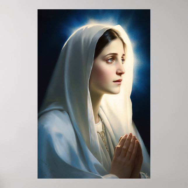 Gesegnete Maria Mutter Gottes Poster (Vorne)