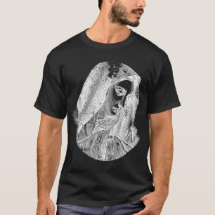 Gesegnete Mutter Jungfrau Mary Ästhetische Religiö T-Shirt