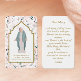 Gesegnete Mutter katholisch in Gedächtniskarte