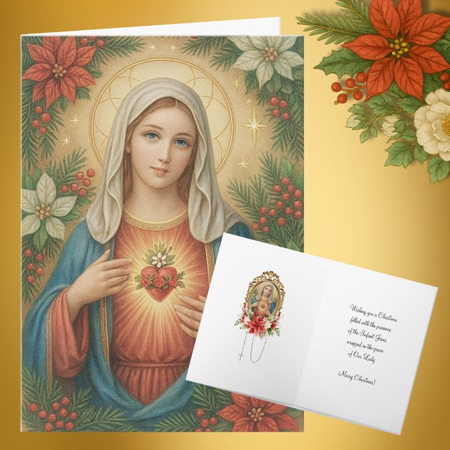 Gesegnete Mutter Maria Katholisches Weihnachten Re (Von Creator hochgeladen)