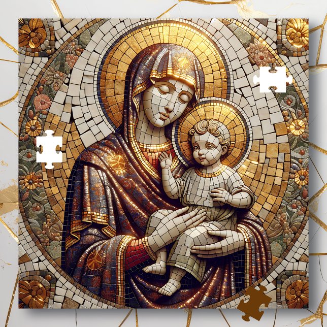Gesegnete Mutter Mary and Baby Jesus | religiös (Von Creator hochgeladen)