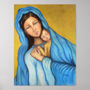 Gesegnete Mutter Poster