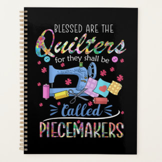 Gesegnete Quilters-Piecemakers beenden Nähgeschenk Planer