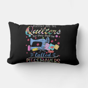 Gesegnete Quilters-Piecemakers, die das Nähen bee Lendenkissen