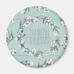 Gesegnete VI Minze   dankbar u. gesegnet Magnet