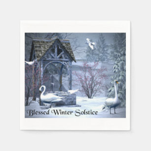 Gesegnete Winter-Sonnenwende-Servietten Serviette