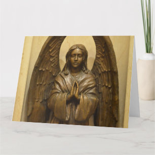 Gesegneter Angel Karte