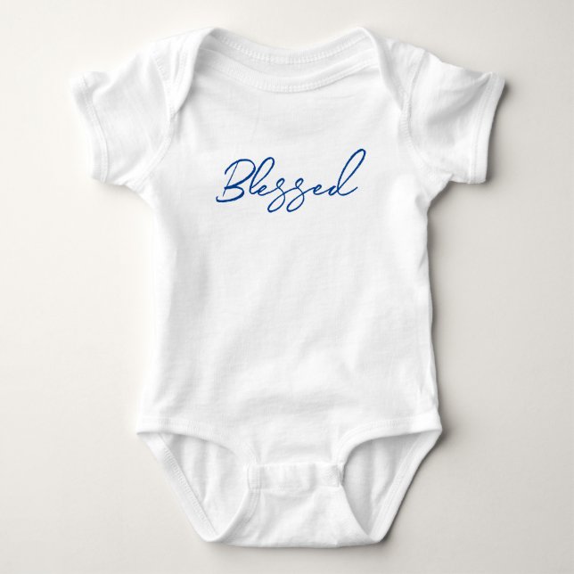 Gesegneter Baby-Bodysuit Baby Strampler (Vorderseite)