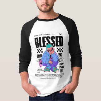 Gesegneter einzigartiger T - Shirt