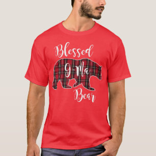 Gesegneter G-Ma Bär Roter Tartan Kariertes Oma Ges T-Shirt