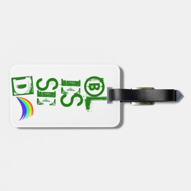 Gesegneter Gepäckanhänger (Rückseite horizontal)