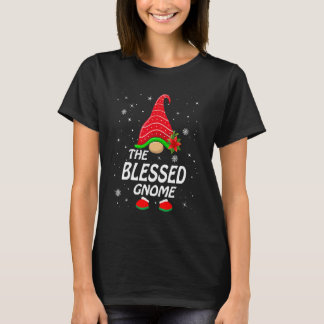 Gesegneter Gnom Büffelkariert passende Familie Wei T-Shirt