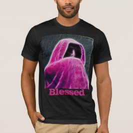 Gesegneter Hot Pink Hooding Sensenmann T - Shirt